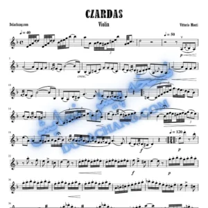 چارداش-نت ویولون-Csárdás